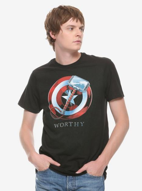 Marvel The Avengers Captain America Rogers Shield Jersey - BoxLunch  Exclusive