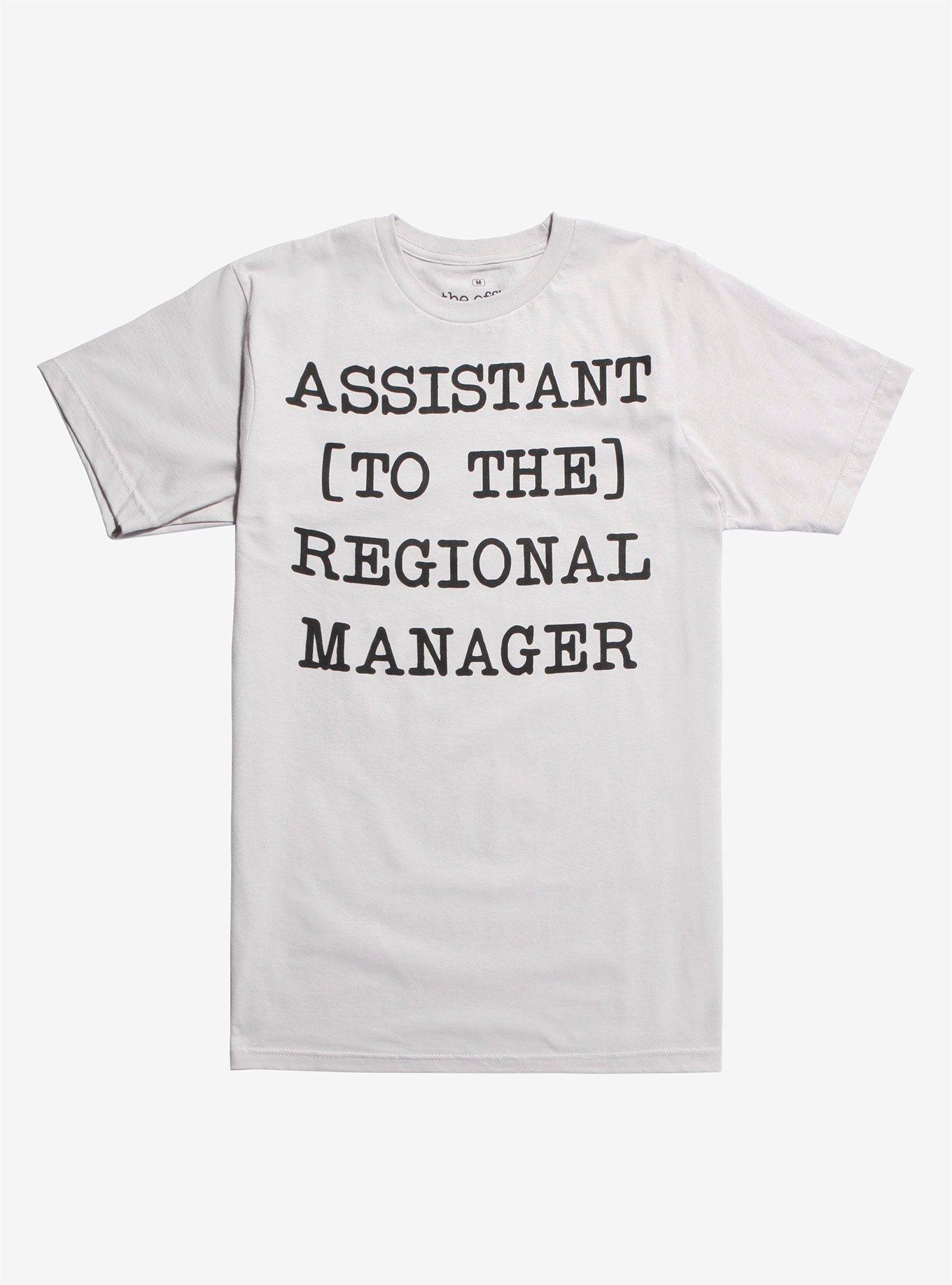 The Office Assistant To The Regional Manager T-Shirt, BLACK, hi-res