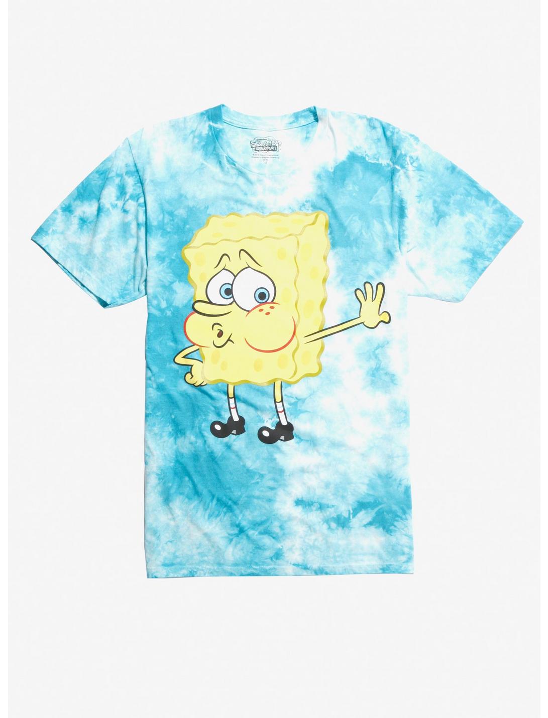 SpongeBob SquarePants Naked Tie-Dye T-Shirt, YELLOW, hi-res