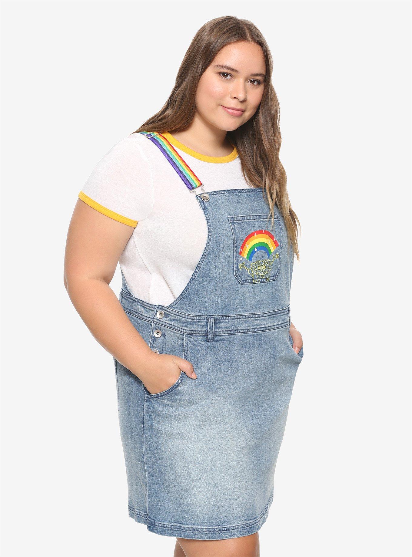 SpongeBob SquarePants Imagination Denim Skirtall Plus Size | Hot Topic