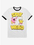 Plus Size SpongeBob SquarePants Stay Weird Ringer T-Shirt, MULTI, hi-res