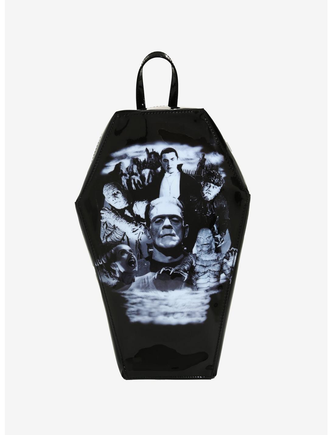 Rock Rebel Universal Monsters Coffin Mini Backpack, , hi-res