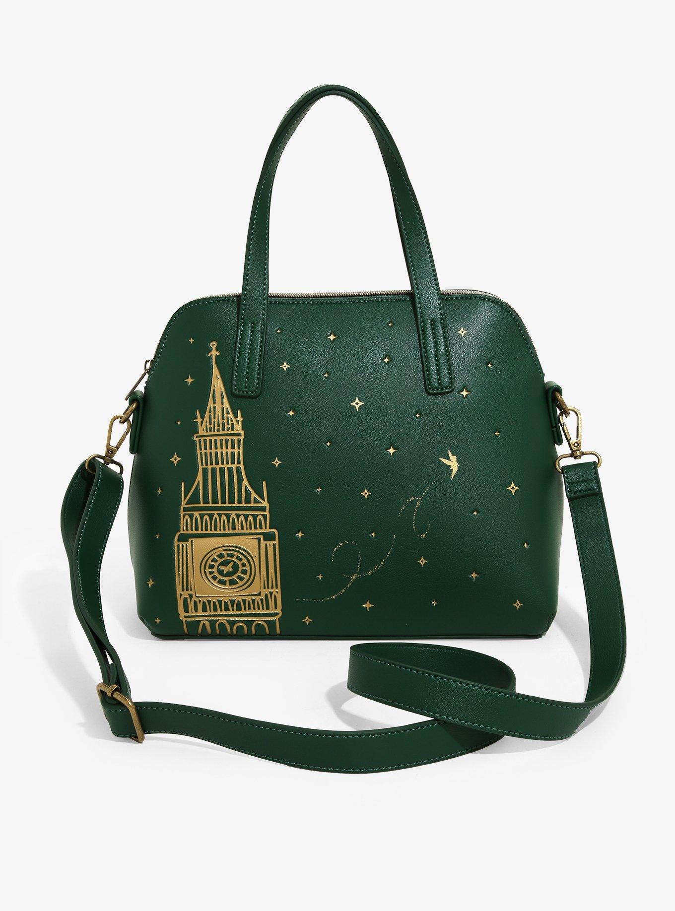 Loungefly Disney Peter Pan Big Ben Green Dome Satchel Bag Hot Topic