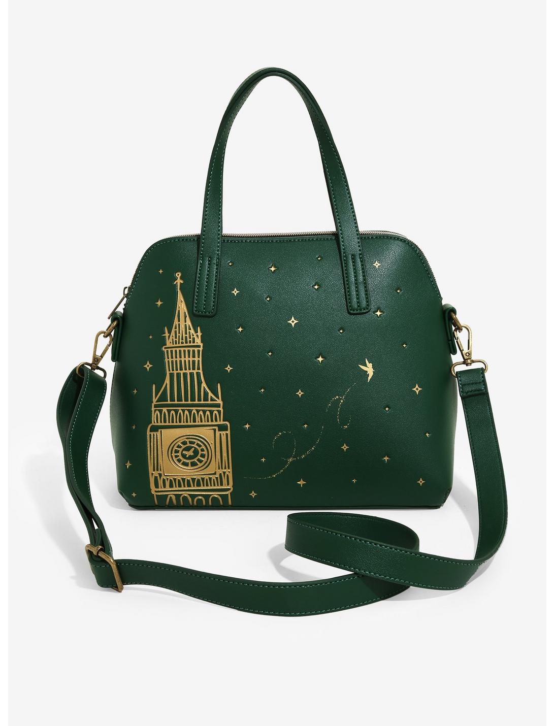 Loungefly Disney Peter Pan Big Ben Green Dome Satchel Bag, , hi-res