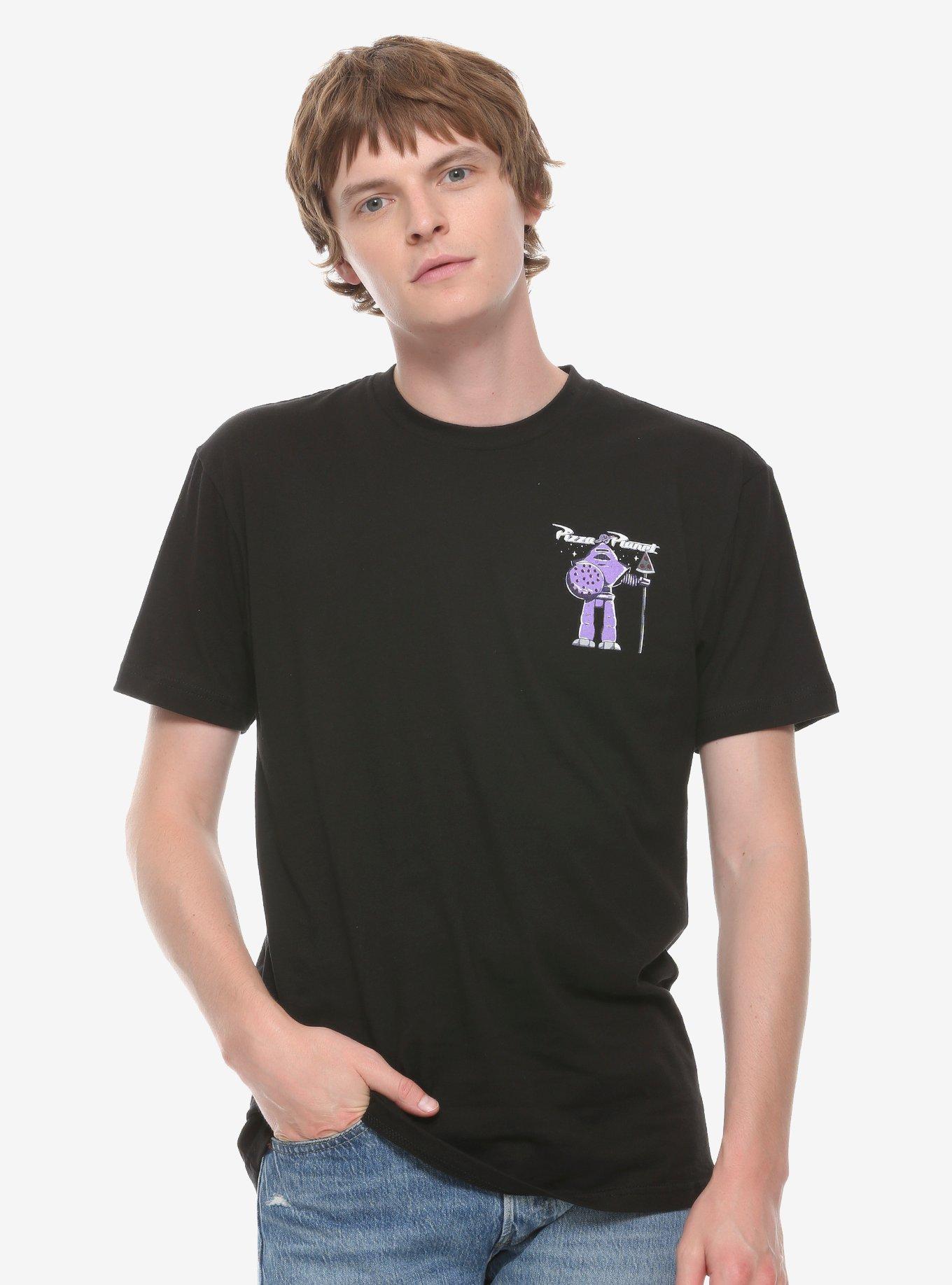 Disney Pixar Toy Story Pizza Planet Robot Guards T-Shirt, BLACK, hi-res