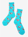 Disney Moana Pua Face Crew Socks - BoxLunch Exclusive, , hi-res