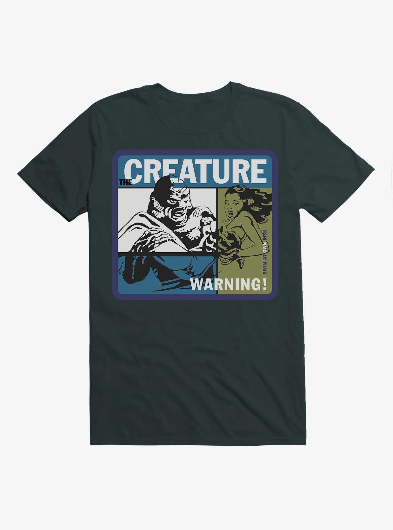 Universal Monsters The Creature Warning T-Shirt, , hi-res