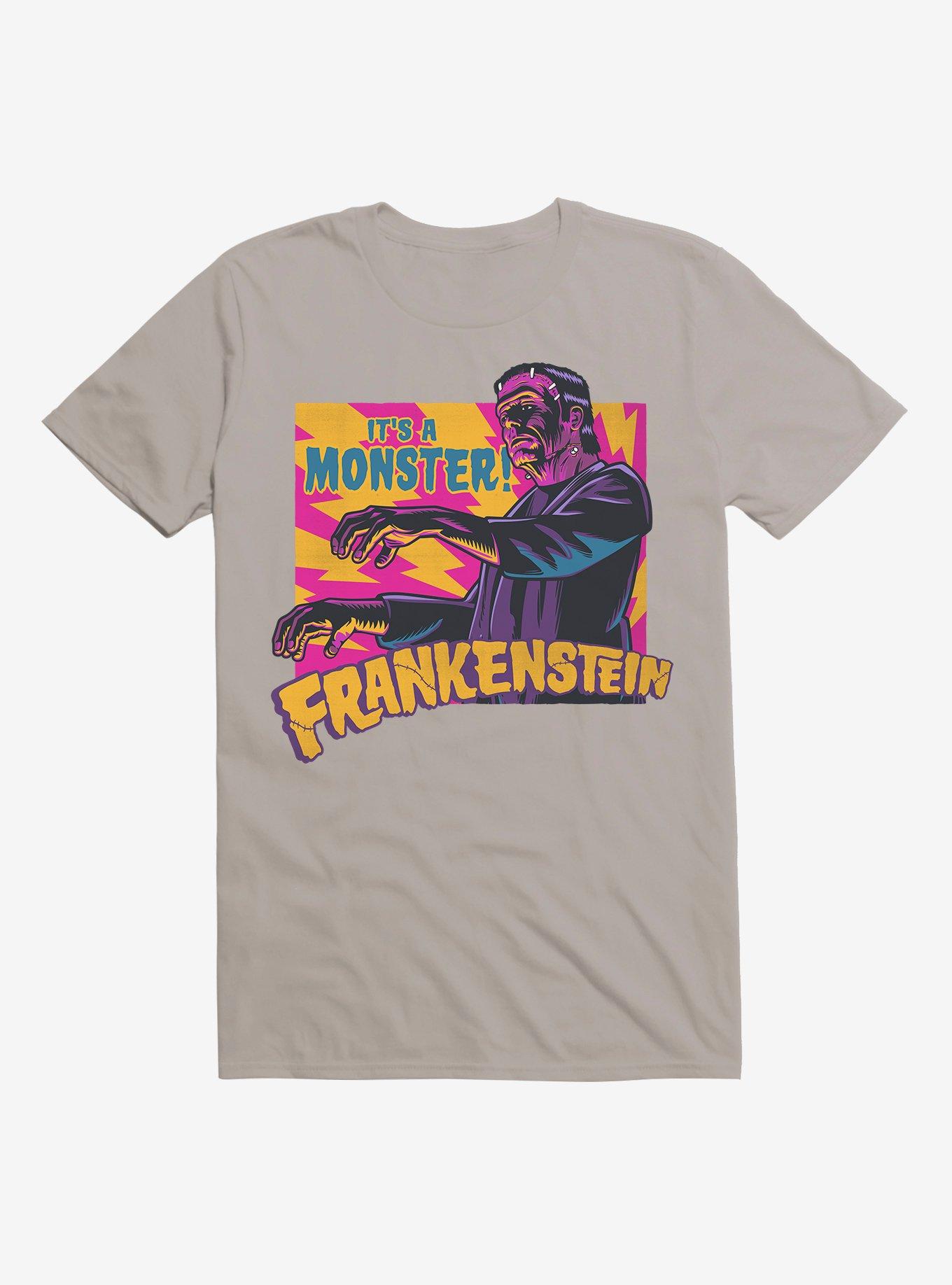 Universal Monsters Frankenstein It's A Monster T-Shirt, LIGHT GREY, hi-res