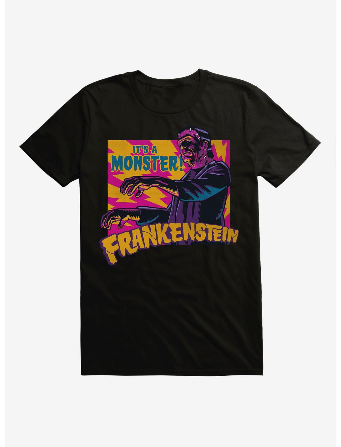Universal Monsters Frankenstein It's A Monster T-Shirt, BLACK, hi-res