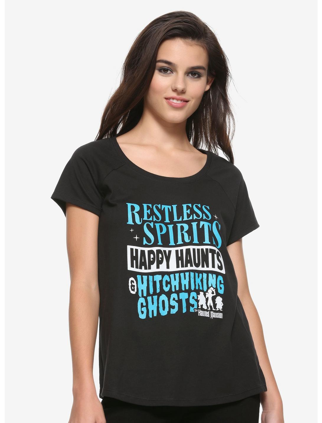 Funko Disney The Haunted Mansion Restless Spirits Girls T-Shirt, MULTI, hi-res
