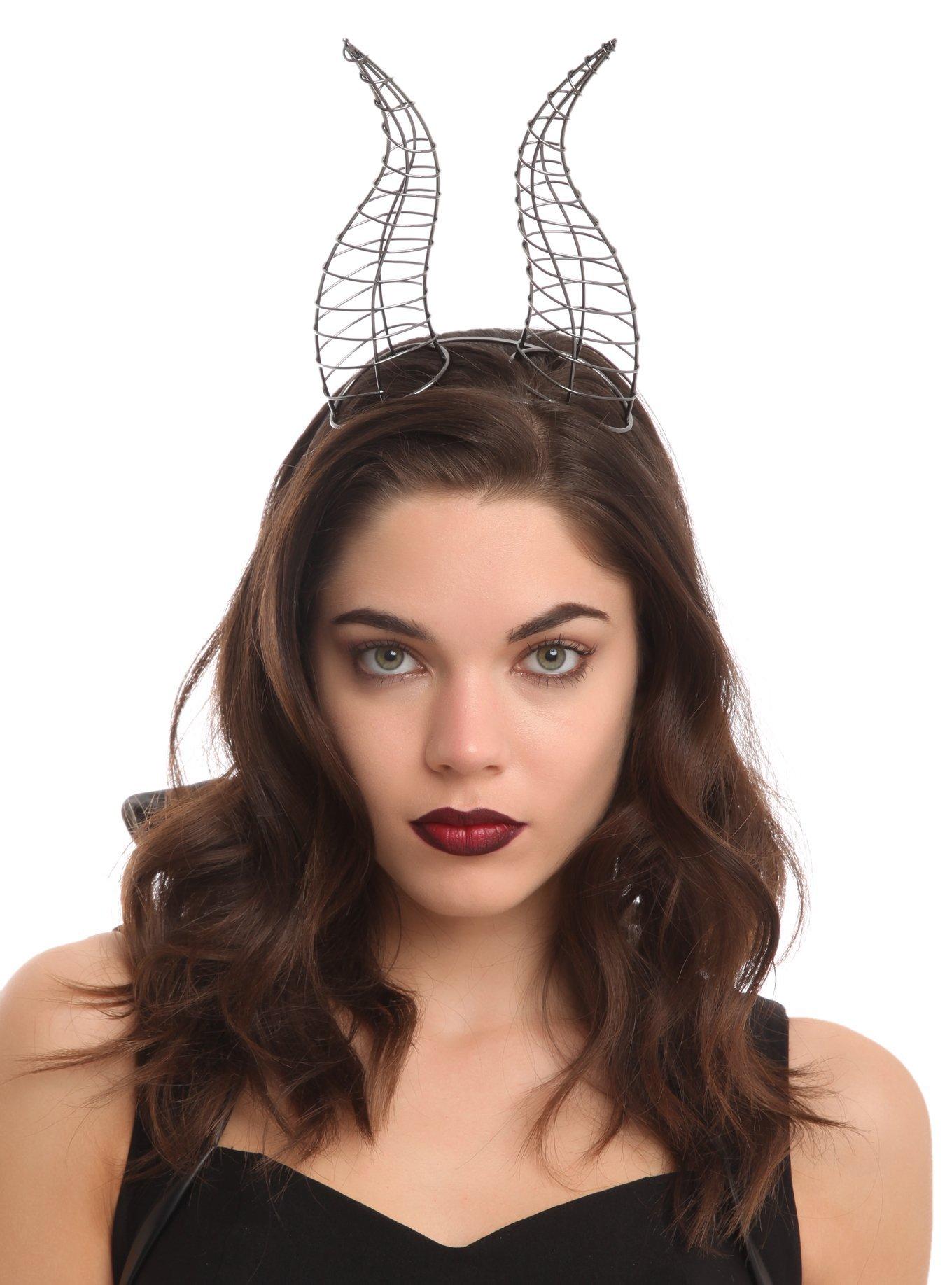 Disney Maleficent Wire Horn Headband, , hi-res