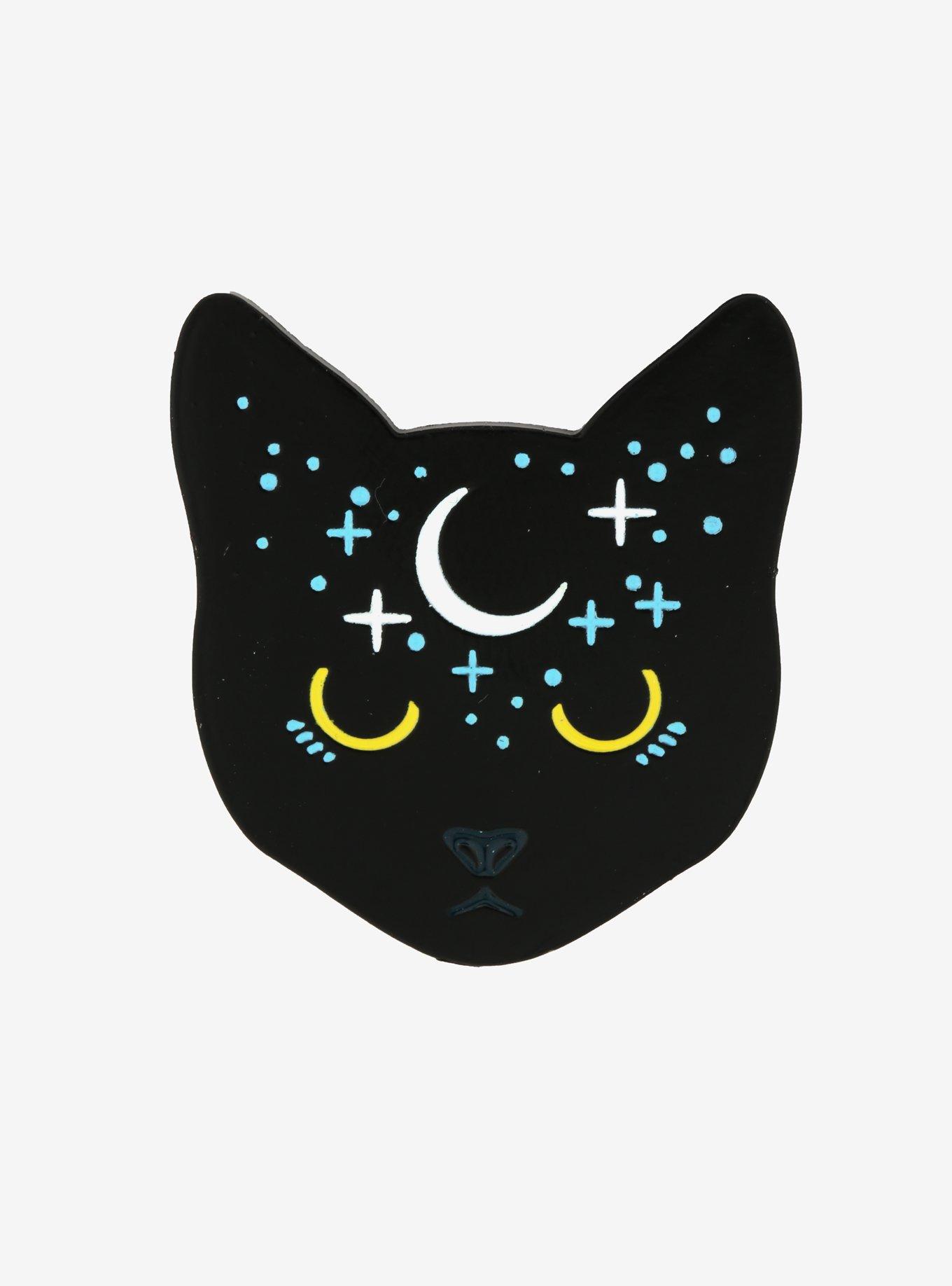 Space Cat Enamel Pin, , hi-res
