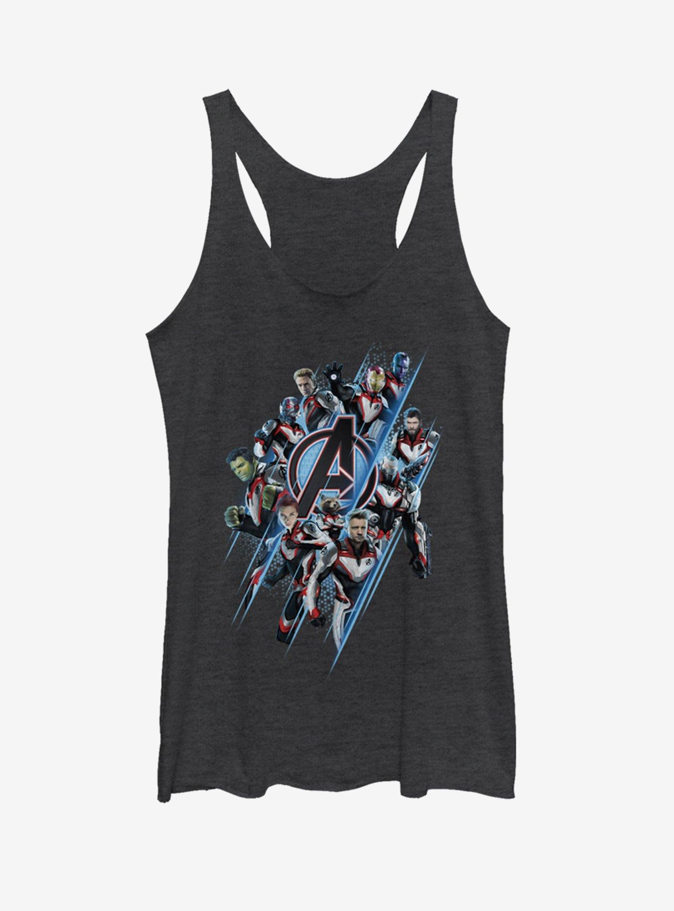 Marvel Avengers: Endgame Avengers Suit Up Womens Tank Top - BLACK ...