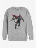 Marvel Avengers: Endgame Thor Paint Heathered Sweatshirt, ATH HTR, hi-res