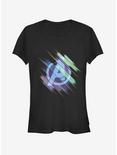 Marvel Avengers: Endgame Logo Swipe Girls T-Shirt, BLACK, hi-res