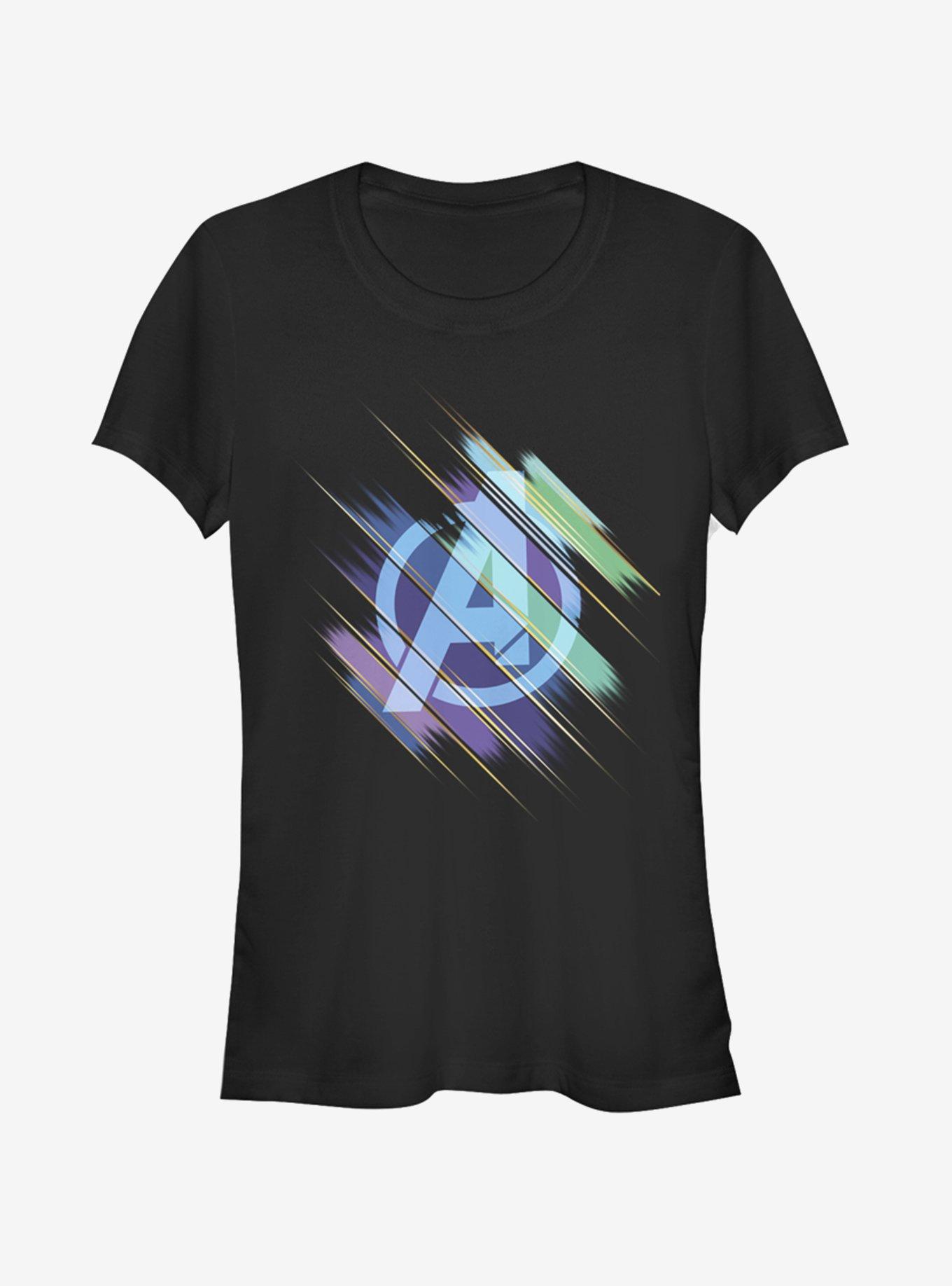 Marvel Avengers: Endgame Logo Swipe Girls T-Shirt, BLACK, hi-res