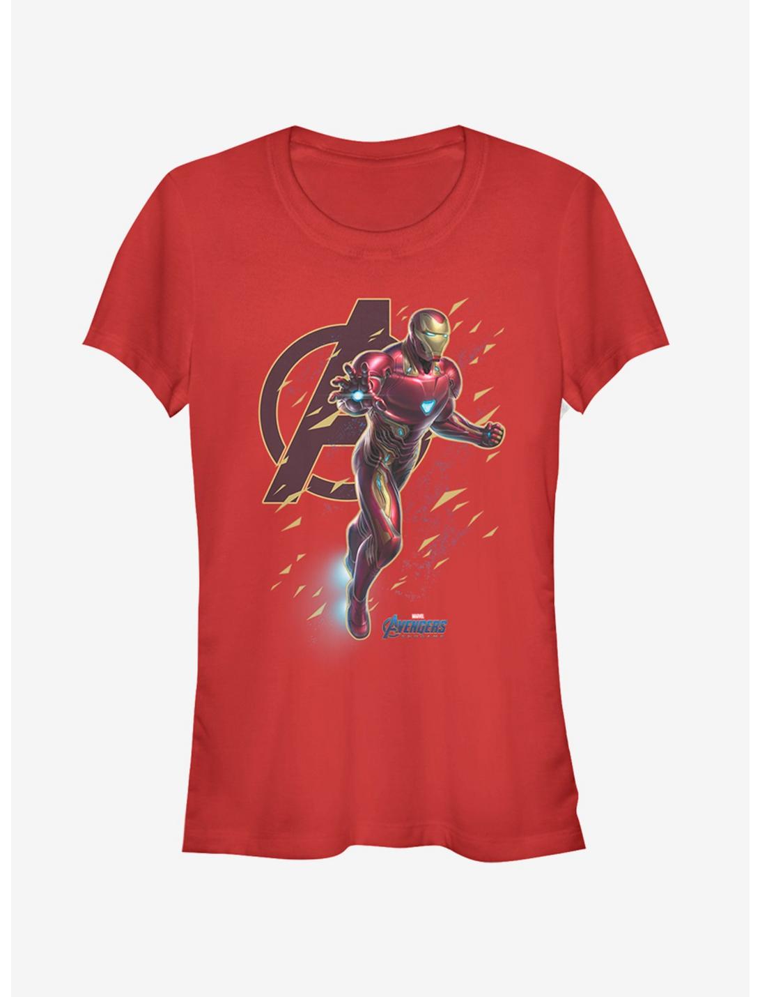 Marvel Avengers: Endgame Suit Flies Girls Red T-Shirt, RED, hi-res