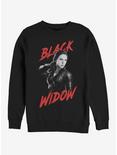Marvel Avengers: Endgame High Contrast Black Widow Sweatshirt, BLACK, hi-res