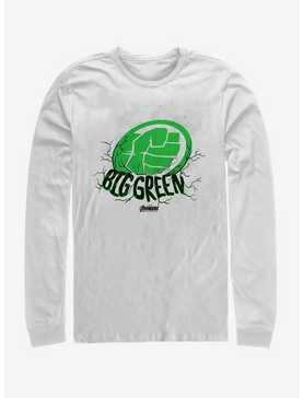Marvel Avengers: Endgame Hulk Big Green Long-Sleeve T-Shirt, WHITE, hi-res