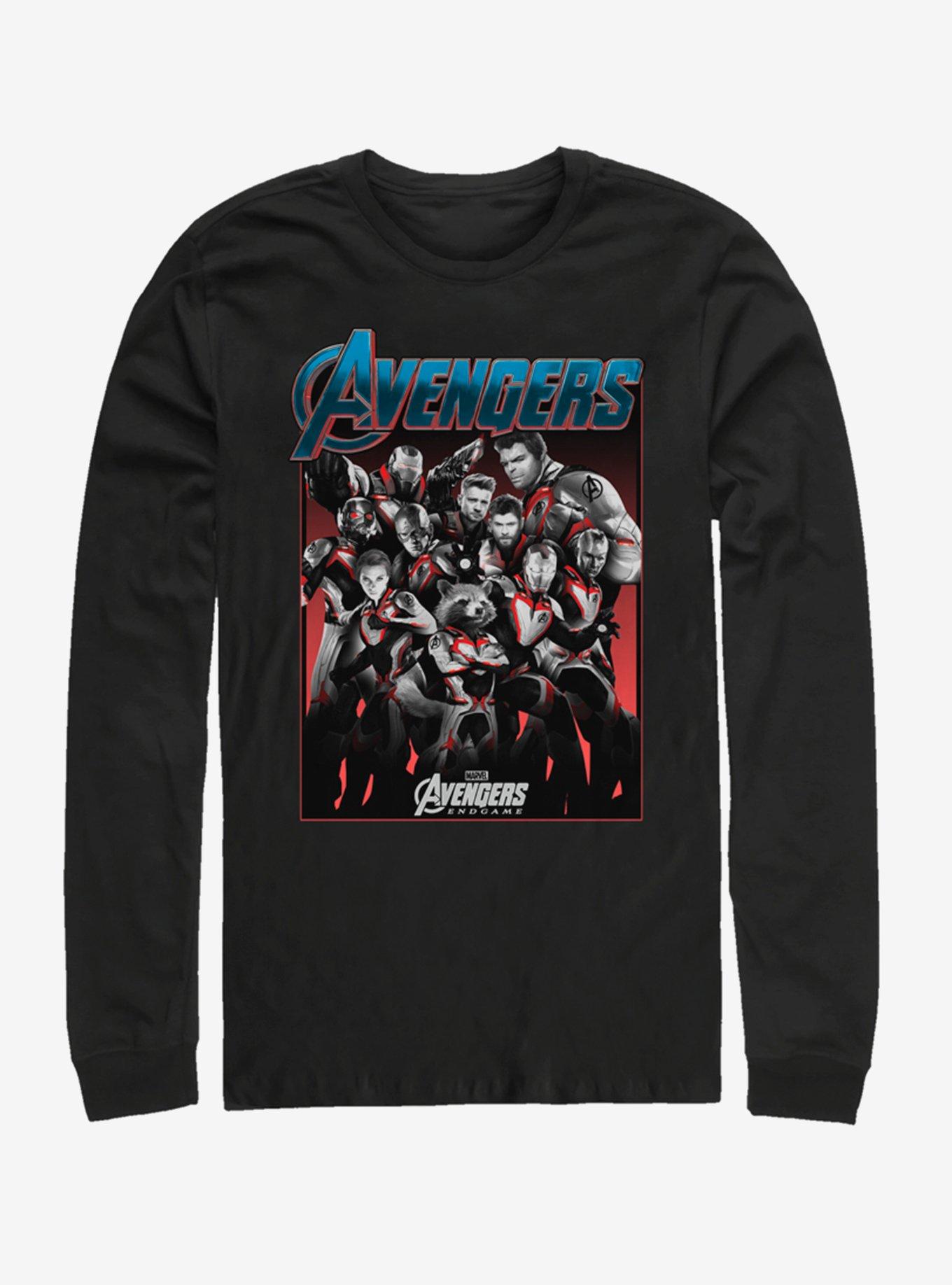 Avengers endgame backpackable full sleeve t shirt