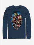 Marvel Avengers: Endgame Hexagon Avenged Long-Sleeve T-Shirt, NAVY, hi-res