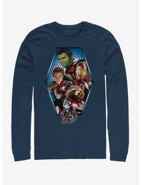 Marvel Avengers: Endgame Hexagon Avenged Long-Sleeve T-Shirt, , hi-res