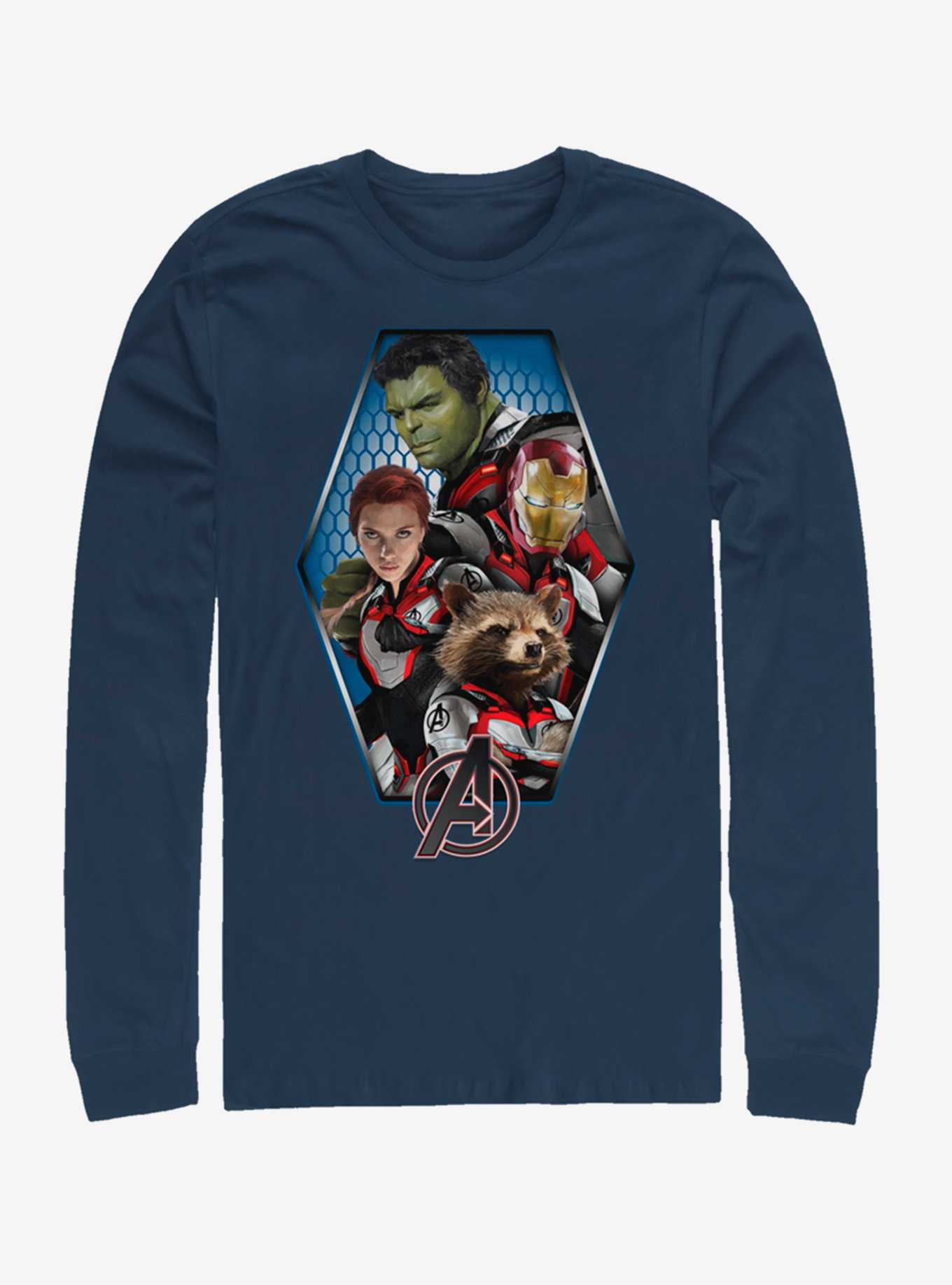 Marvel Avengers: Endgame Hexagon Avenged Long-Sleeve T-Shirt, , hi-res