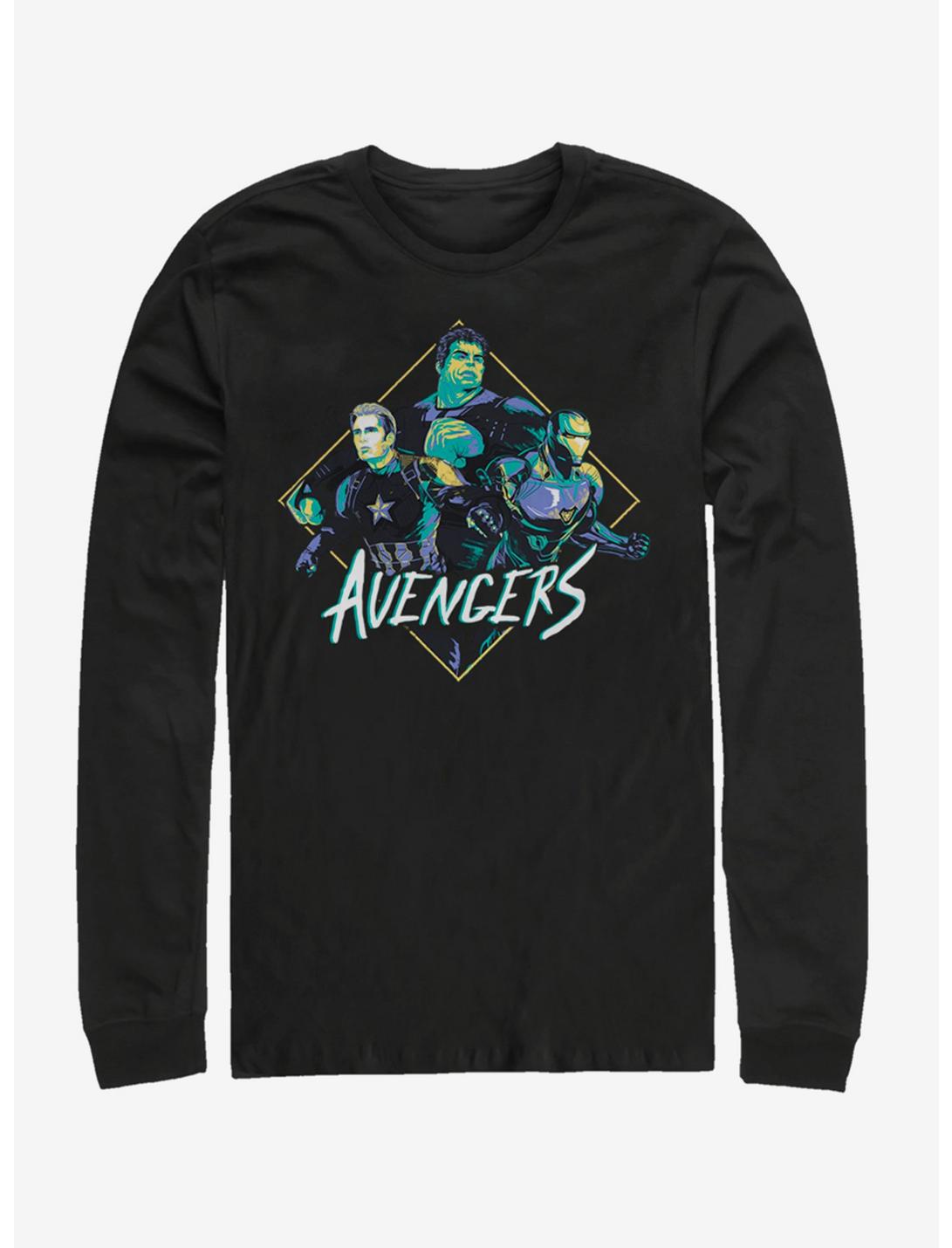 Marvel Avengers: Endgame Rad Trio Long-Sleeve T-Shirt, BLACK, hi-res