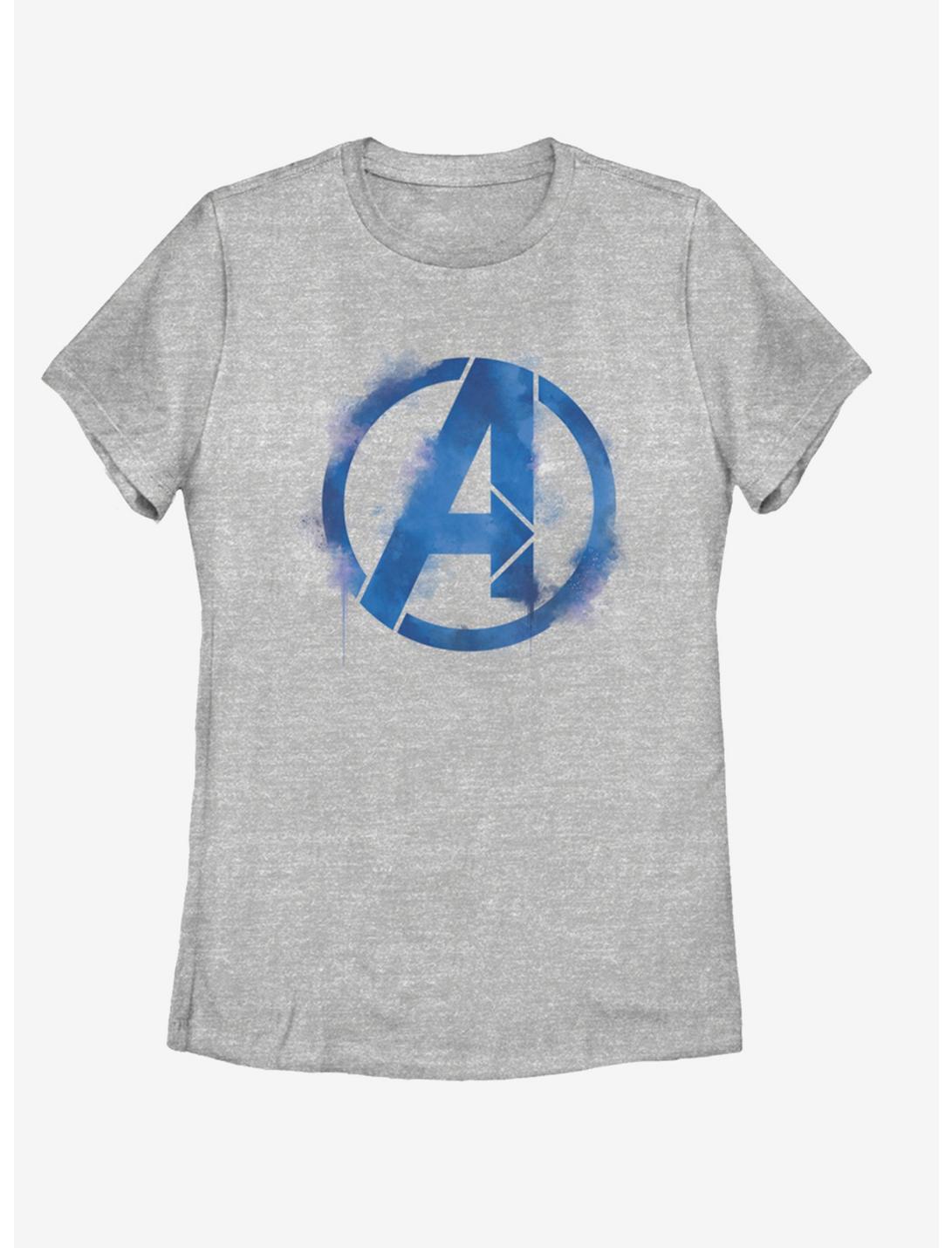 Marvel Avengers: Endgame Avengers Spray Logo Womens T-Shirt, ATH HTR, hi-res