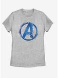 Marvel Avengers: Endgame Avengers Spray Logo Womens T-Shirt, ATH HTR, hi-res