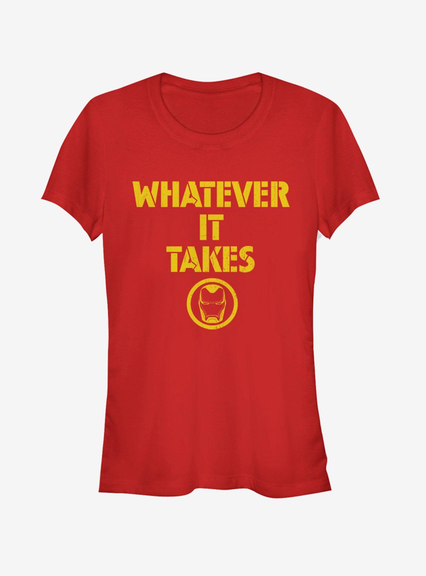 Marvel Avengers: Endgame Iron Man Spirit Girls Red T-Shirt, , hi-res