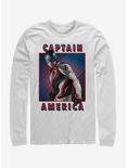 Marvel Avengers: Endgame Cap Armor Solo Box Long-Sleeve T-Shirt, WHITE, hi-res