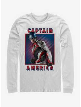 Marvel Avengers: Endgame Cap Armor Solo Box Long-Sleeve T-Shirt, , hi-res