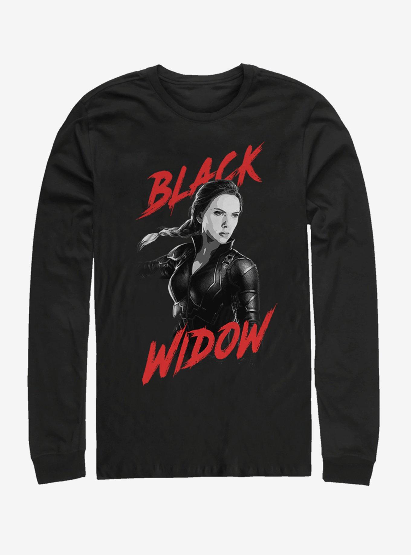 Marvel Avengers: Endgame High Contrast Widow Long-Sleeve T-Shirt, , hi-res