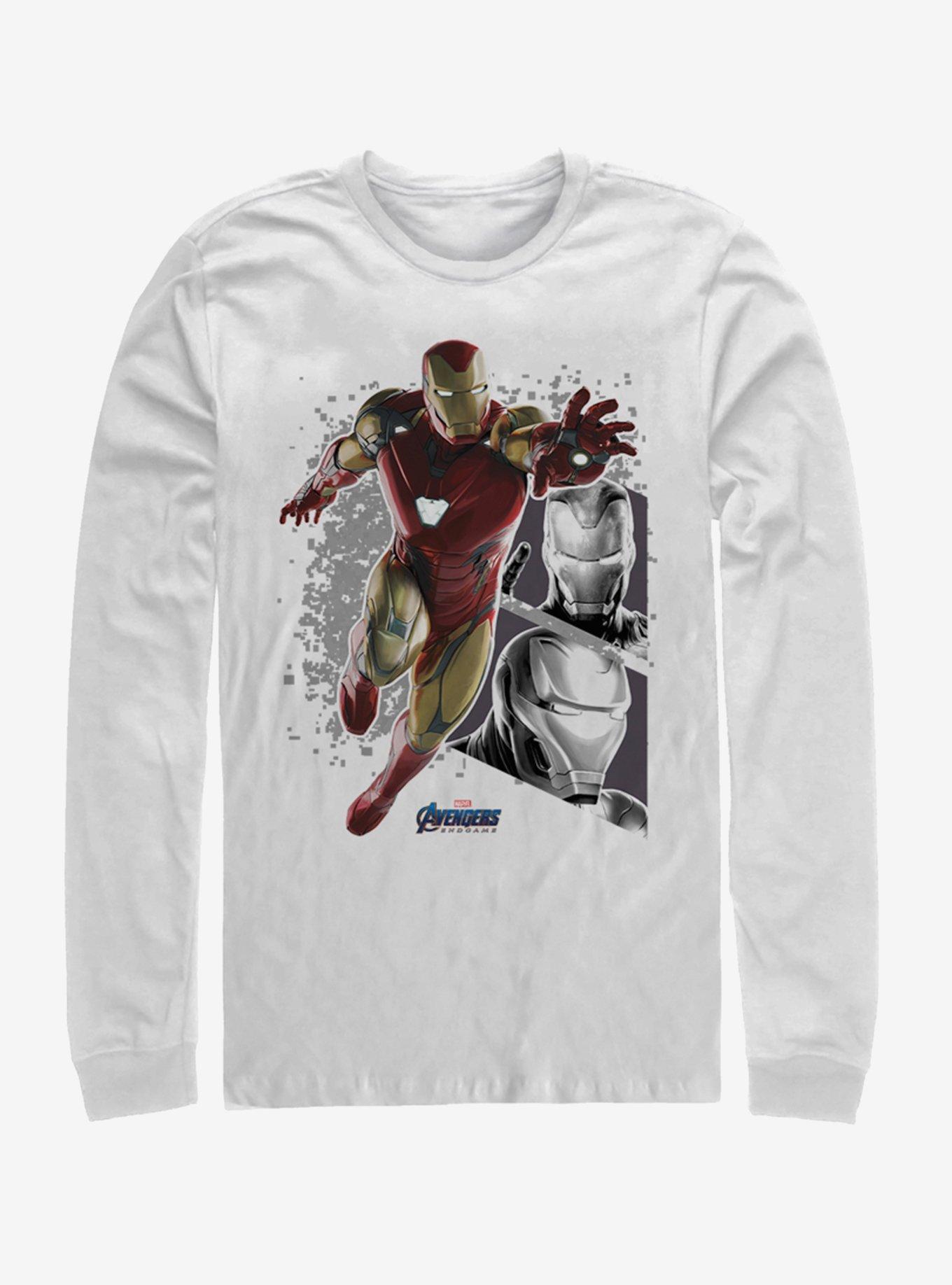 Marvel Avengers: Endgame Ironman Panels Long-Sleeve T-Shirt, , hi-res