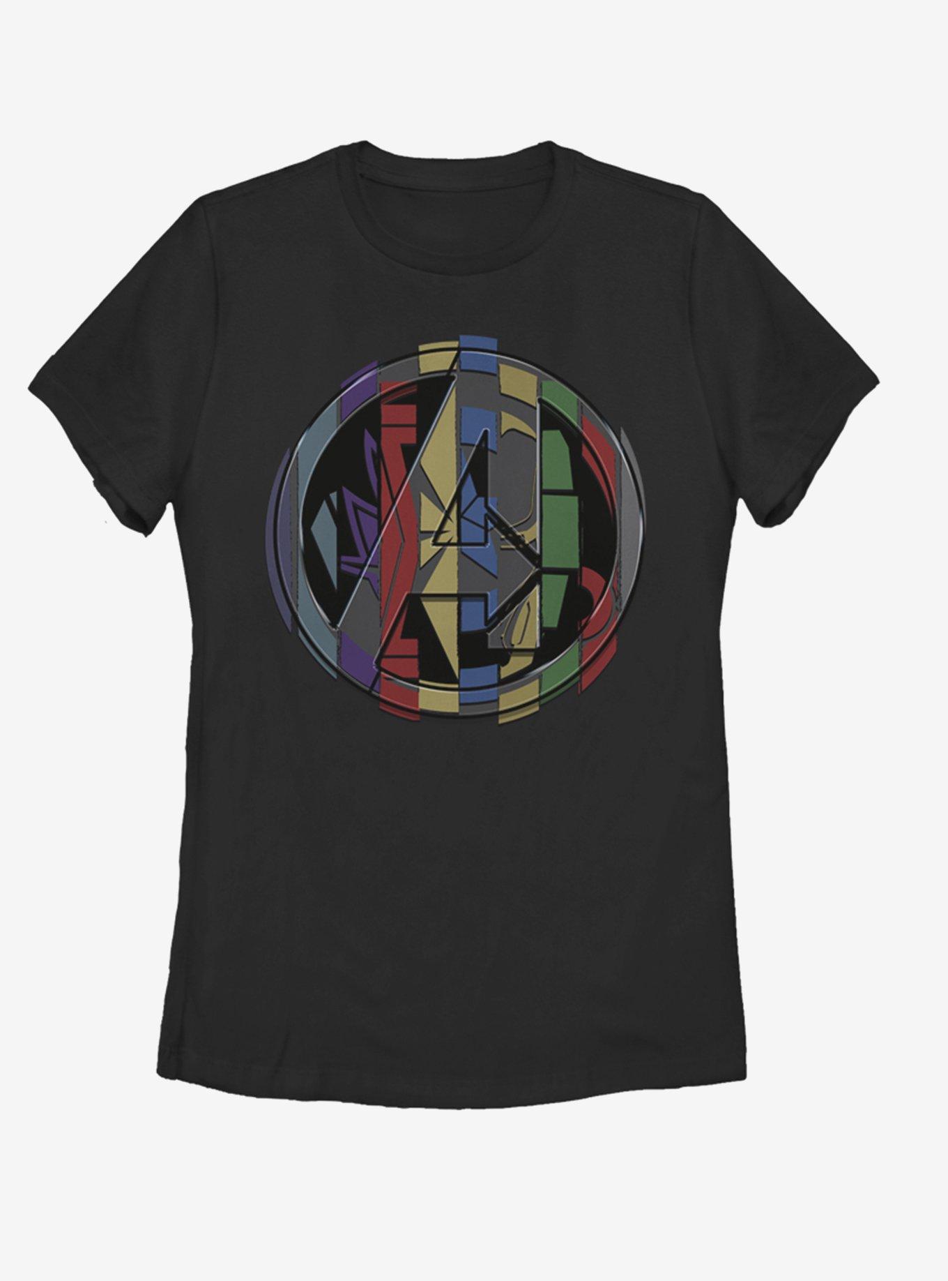 Marvel Avengers: Endgame Endgame Badge Mashup Womens T-Shirt, , hi-res