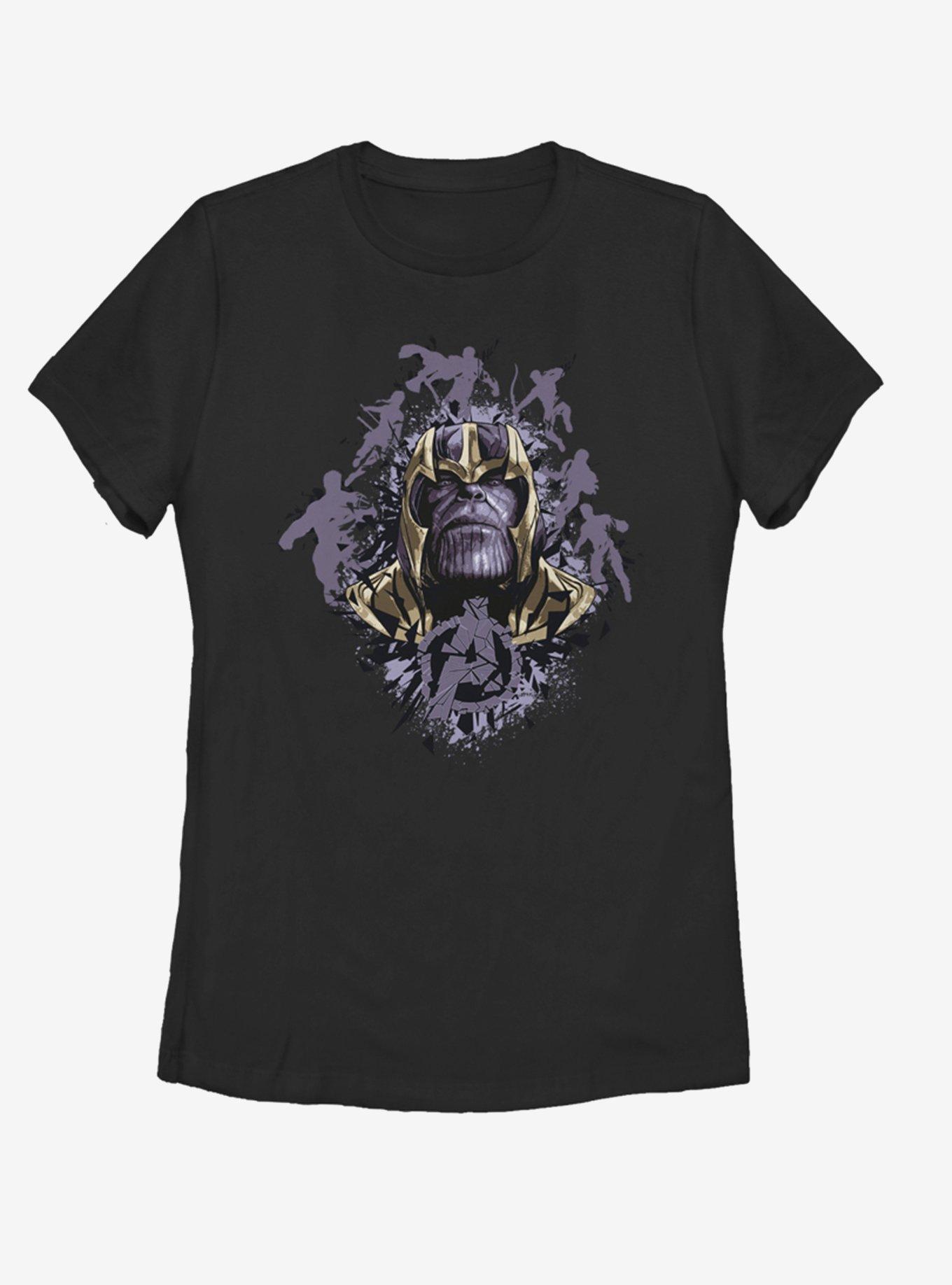 Marvel Avengers: Endgame Thanos Action Endgame Womens T-Shirt, BLACK, hi-res