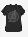 Marvel Avengers: Endgame Endgame Grayscale Logo Womens T-Shirt, BLACK, hi-res