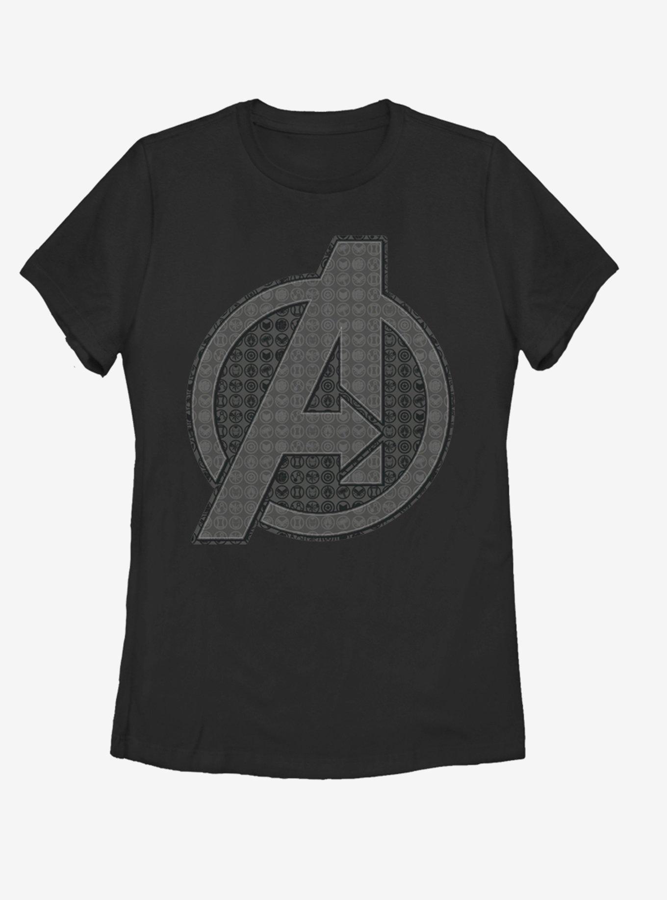 Marvel Avengers: Endgame Endgame Grayscale Logo Womens T-Shirt, , hi-res