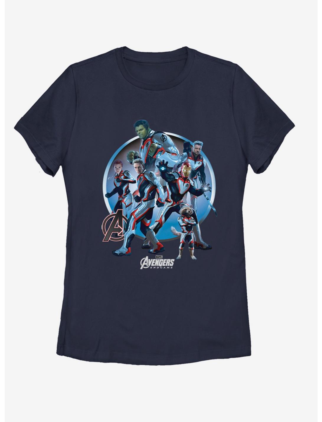 Marvel Avengers: Endgame Endgamers Unite Womens T-Shirt - BLUE | BoxLunch