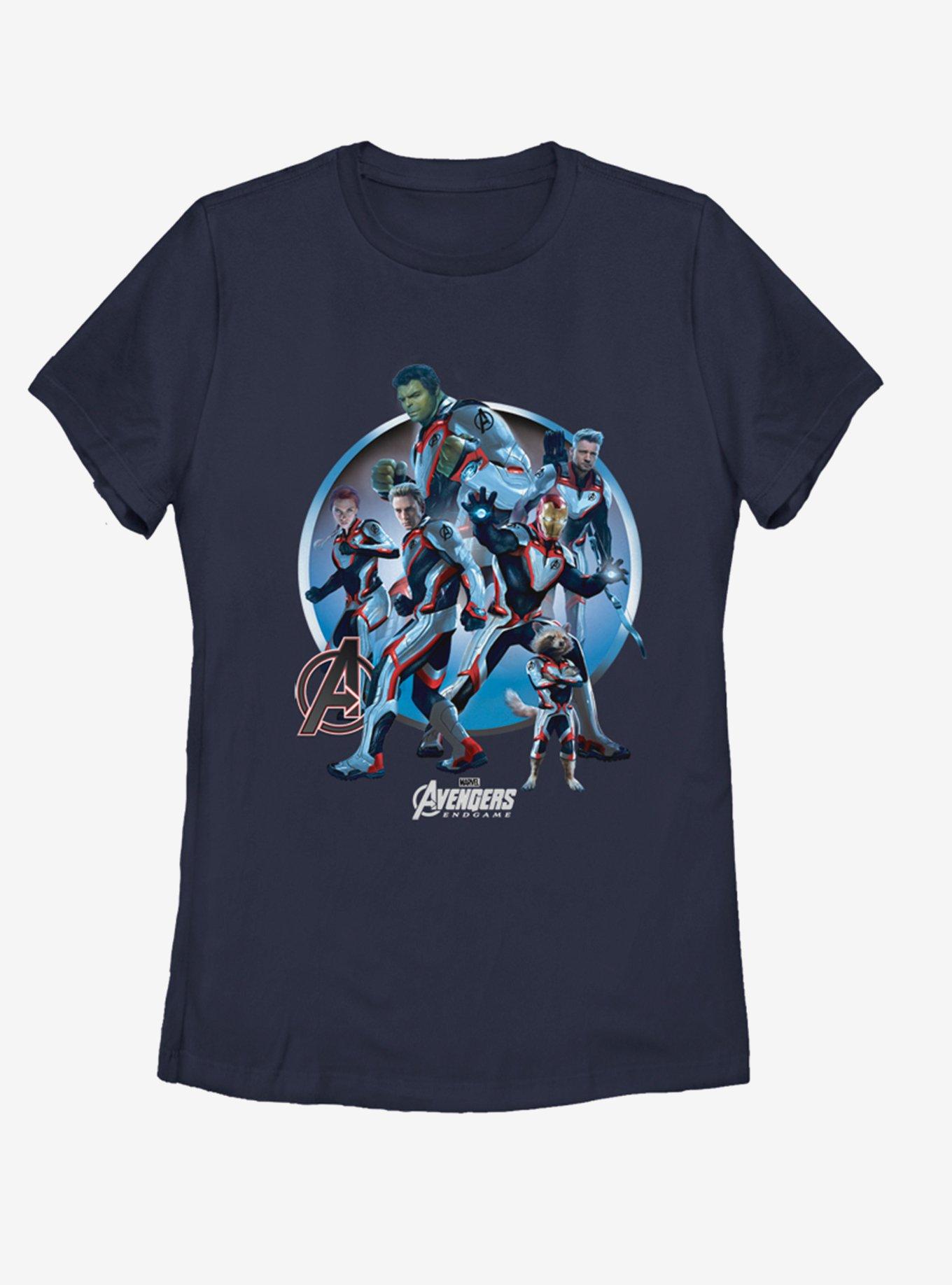 Marvel Avengers: Endgame Endgamers Unite Womens T-Shirt, NAVY, hi-res