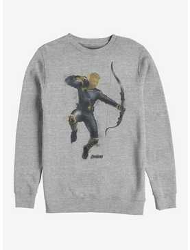 Marvel Avengers: Endgame Painted Hawkeye Heathered Sweatshirt, , hi-res