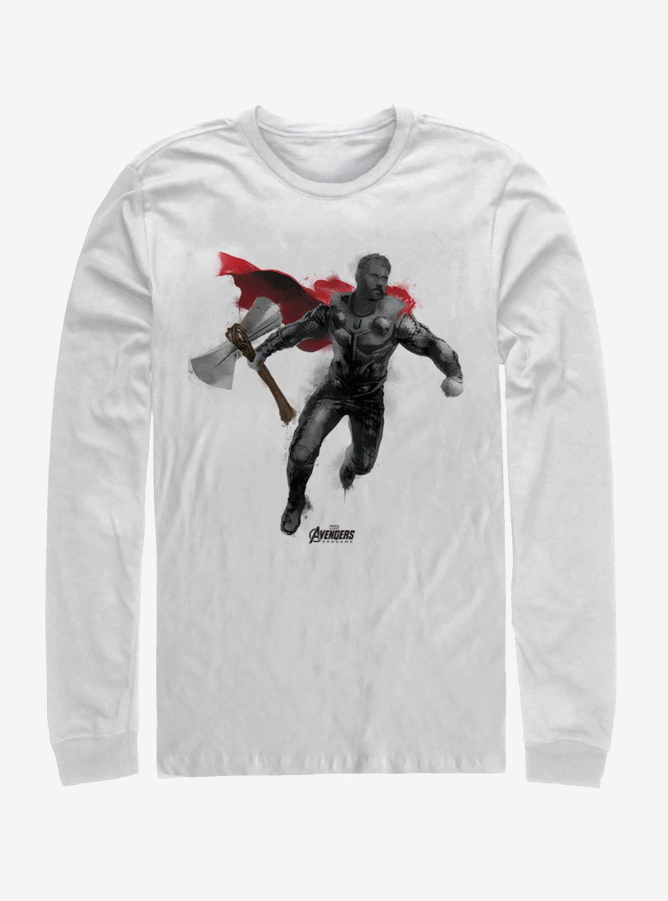 Marvel Avengers: Endgame Thor Paint Long-Sleeve T-Shirt, , hi-res