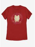 Marvel Avengers: Endgame Iron Man Spray Logo Womens T-Shirt, RED, hi-res