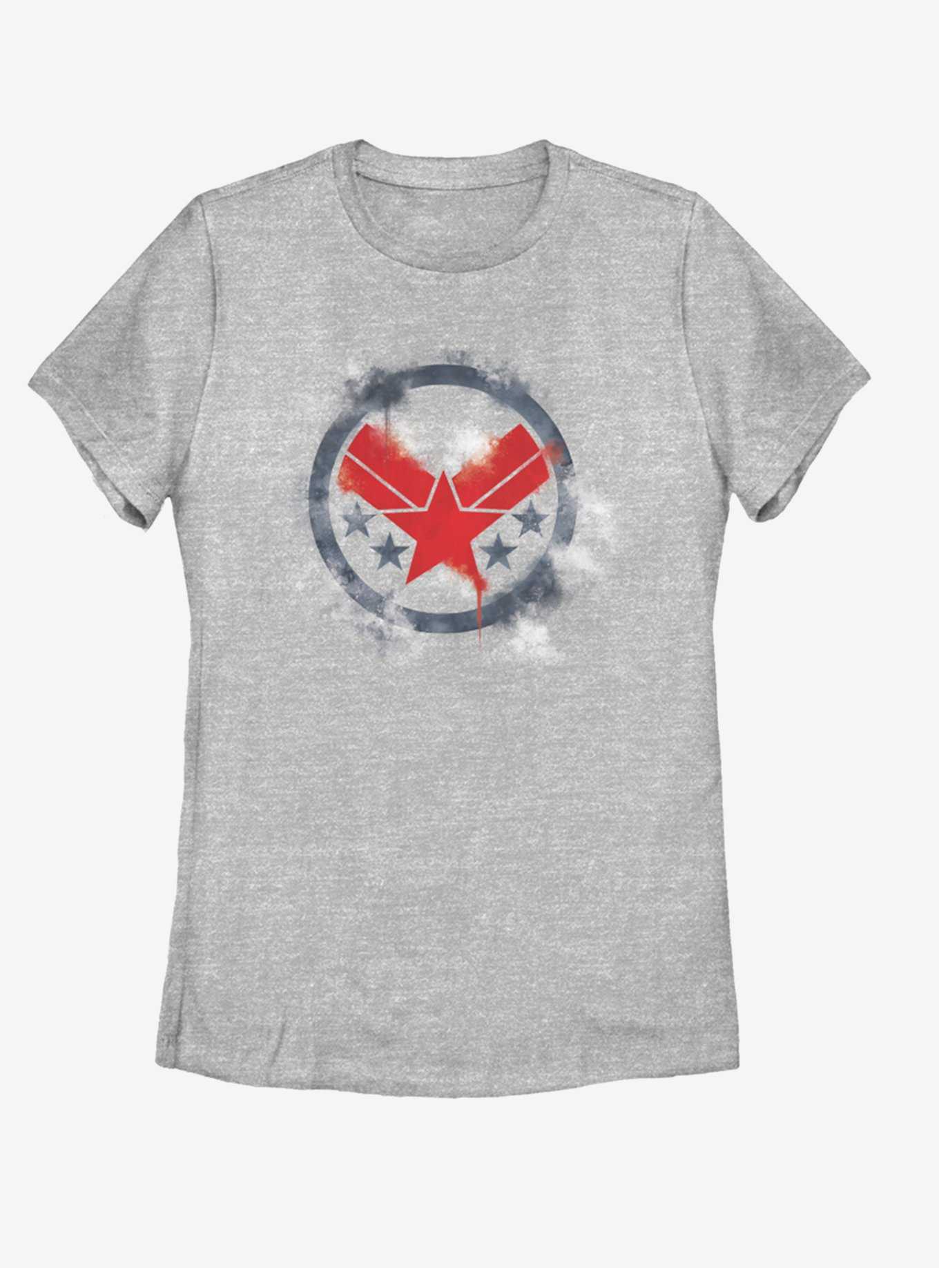 Marvel Avengers: Endgame War Machine Spray Logo Womens T-Shirt, , hi-res