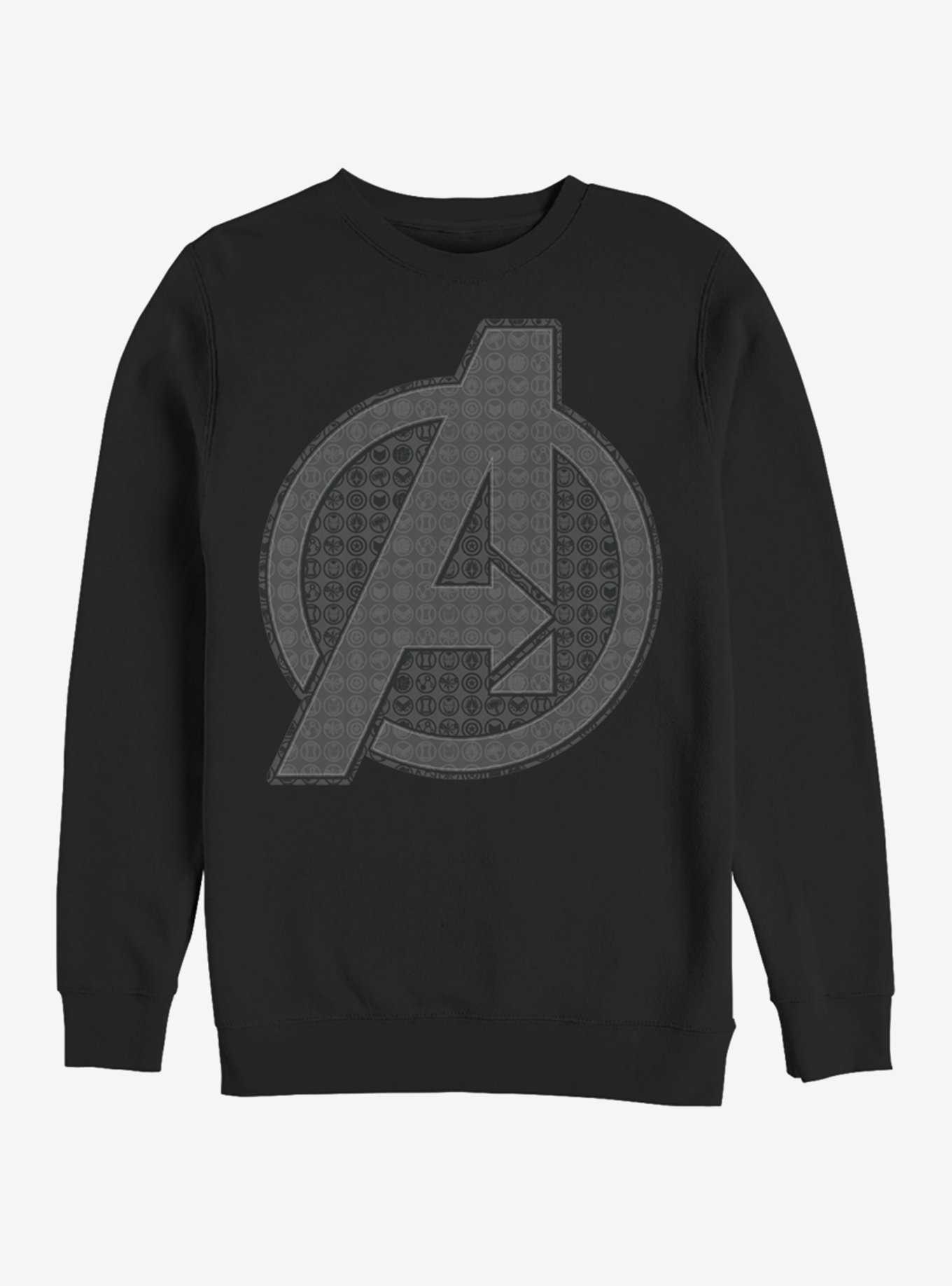 Marvel Avengers: Endgame Grayscale Logo Sweatshirt, , hi-res