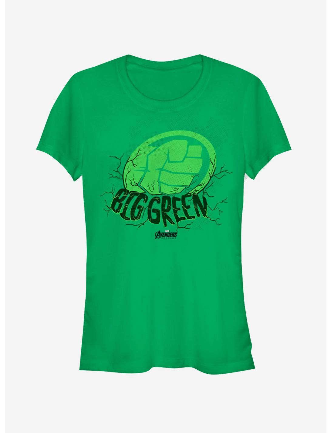 Marvel Avengers: Endgame Big Green Girls Kelly Green T-Shirt, KELLY, hi-res
