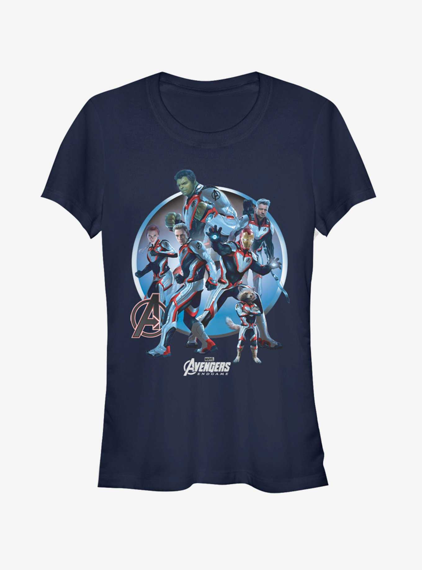 Marvel Avengers: Endgame Unite Girls Navy Blue T-Shirt, , hi-res
