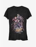 Marvel Avengers: Endgame Life Fight Girls T-Shirt, BLACK, hi-res