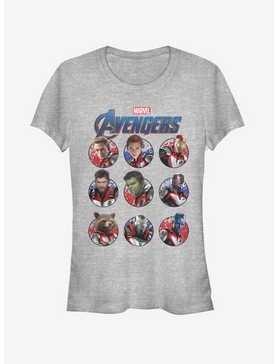 Marvel Avengers: Endgame Heroic Group Girls Heathered T-Shirt, , hi-res